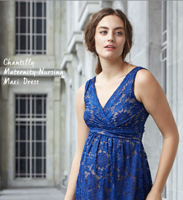 VESTIDO CHANTILLY MAXY - AZUL OSCURO - Imagen 3